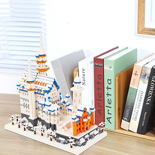 LULUFUN Micro Blocks Swan Castle Block Set, Building Toy, Mini Neuschwanstein Castle, Assembly Required, Men, Women, Adults, Celebration Gift, New Yea