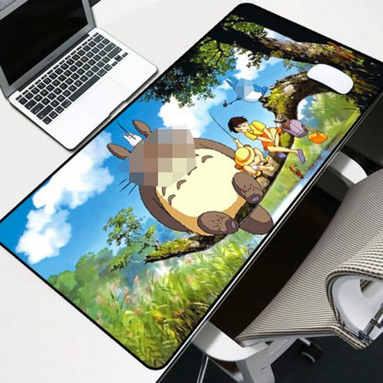 LOL Chicken Eating Gaming Mouse Pad with Shortcut Keys - Large Desk Pad for Office or Internet Cafe, Customizable Gift