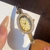 Niche Oval Bathtub Bracelet Women'S Watch Light Luxury Full Of Diamonds Niche High-End Women'S Quartz Watch
