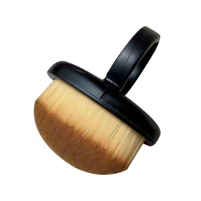 Nail Dust Brush Finger Ring Soft Bristle Brush for Cleaning Fingernails Nail Brushes Prep Manicure Tools Blush brush