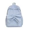 Schoolbag Star Drawstring Bow School Bag Cute Junior High School Student Lightweight Ins Wind Backpack Simple College Student Backpack