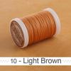 2021 Leather Craft Sewing Leather Round Wax Thread 0.6 Mm Round Wax Thread