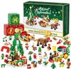 2024 Christmas Advent Calendar with Building Pretend Play Christmas Gift for Boys and Christmas Ages 6 and Up Blocks, Kids' Toy, 24-Day Countdown,