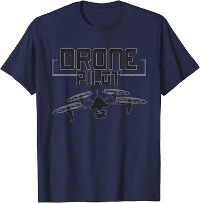 Drone Pilot UAV Racing TShirt 100 Cotton ONeck Summer Short Sleeve Casual Mens Tshirt Size S3XL