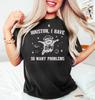Houston Ik heb Zoveel Problemen Shirt, Wasbeer Meme Shirt, Wasbeer in de Ruimte Shirt