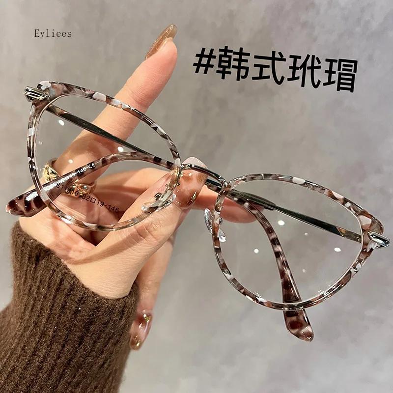 

Women s Fashion Cat Eye Myopia Glasses Unisex Blue Light Blocking Computer Glasses Trendy Near Sight Eyeglasses 0-1.0-4.0 culos -2.0