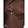 Fdk Cross Zircon Earrings for Men 2026 New Popular High-End Versatile Earrings with a Sense of Style and Trendiness