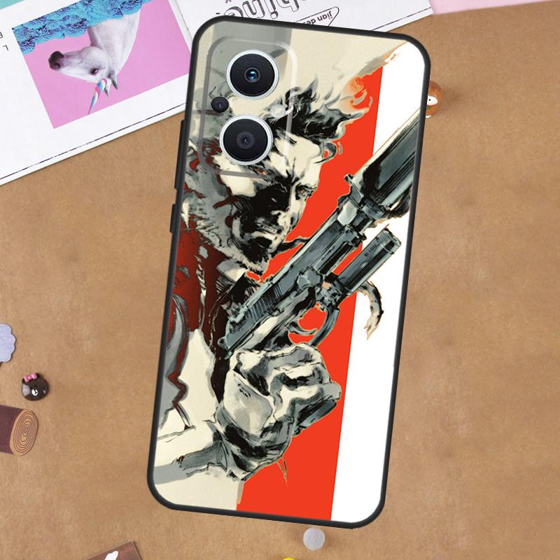 Metal Gear Solid For OPPO Reno 11F 12F 13F 14F 10 11 12 13 14 Pro 7 8 Lite 8T OPPO Find X5 X6 X8 X9 Pro Case