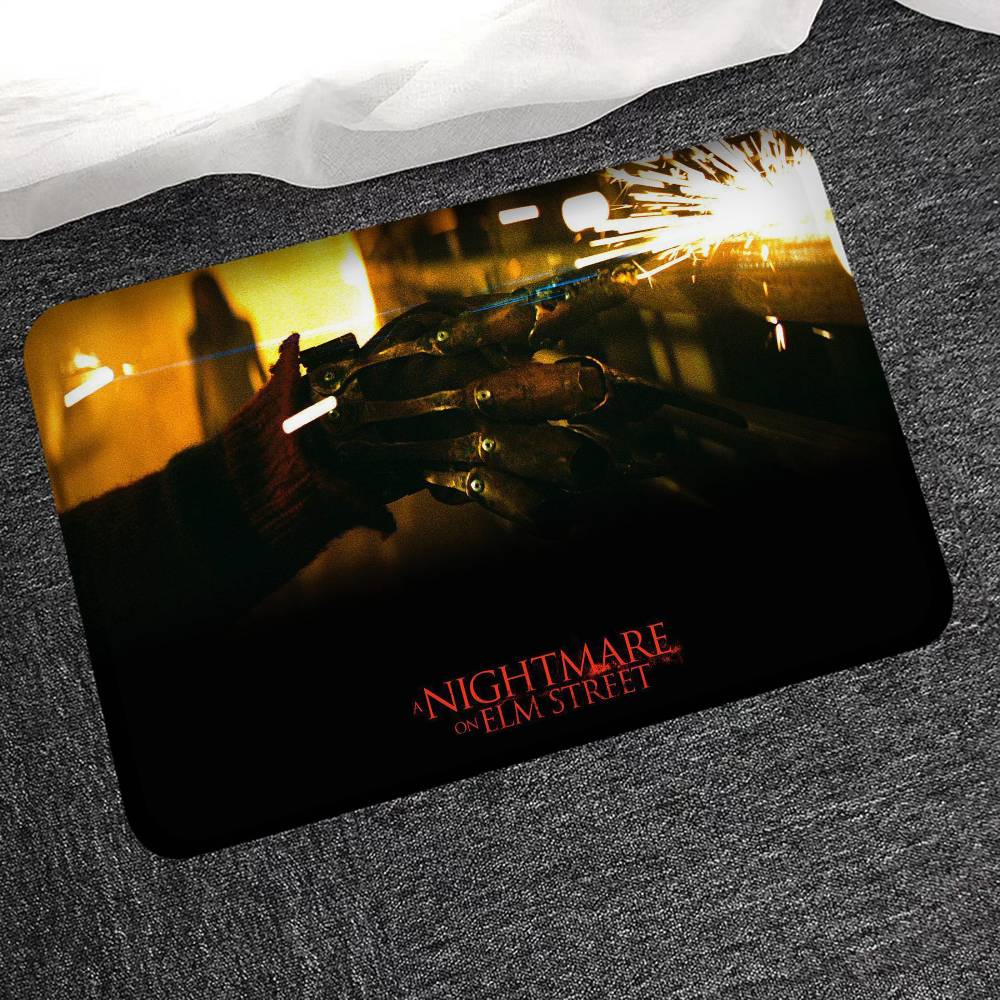 Horror Movie Nightmare On Elm Street Floor Mat INS Style Soft Bedroom Floor House Laundry Room Mat Anti-skid Household Carpets