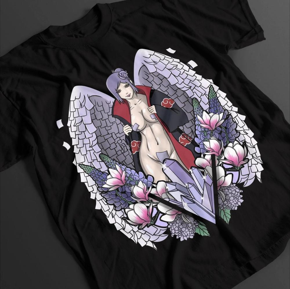 Naruto Summer New Female Ninja Anime Printed T-shirt Men's Neutral Loose Casual Short Sleeve Cotton Family Outfit T-shirt Top