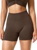European-American Seamless High-Waist Tummy Control Yoga Shorts - Butt Lift, Sexy, Three-Quarter Length for Running & Fitness Women