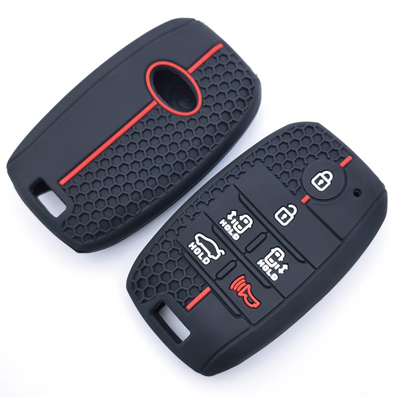 Car Remote Key Case Cover Fob Shell For Kia New Sedona Grand Carnival Snugly Sorento L580 Doule Carnival 6 Buttons Accessories