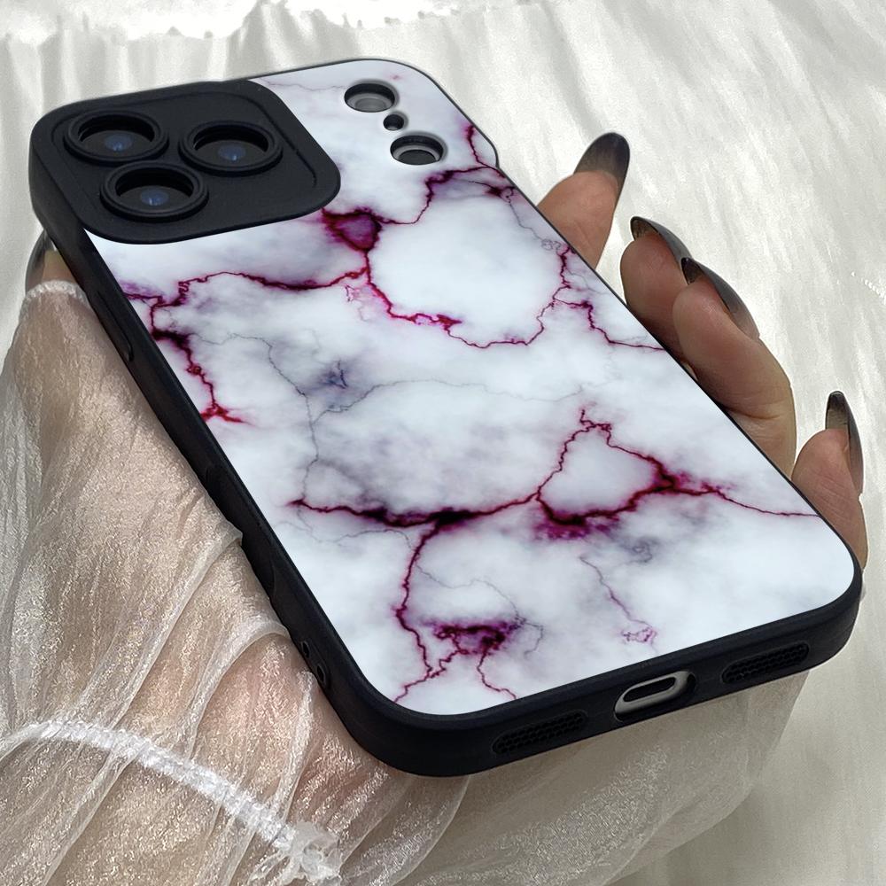 M348 Landscape Pattern Cover Oil Marble Art Angel Eyes Soft Phone Case for iPhone Samsung Galaxy Xiaomi Rdemi Huawei Honor Infinix Realme All Model