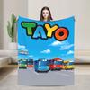 Tayo The Little Bus  Blankets Super Soft Fleece Cozy Gift  Throw Blankets Quilt