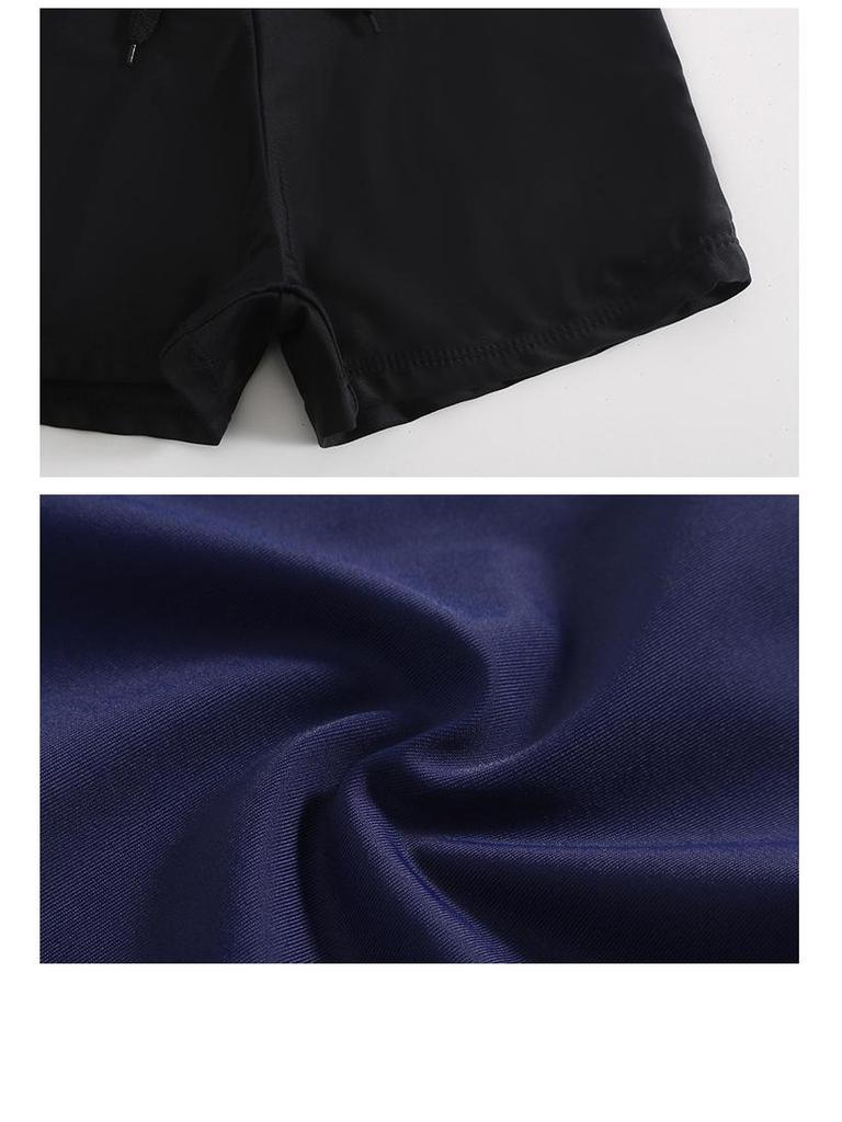 Seamless High-Waist Women's Swim Trunks & Anti-Exposure Safety Shorts