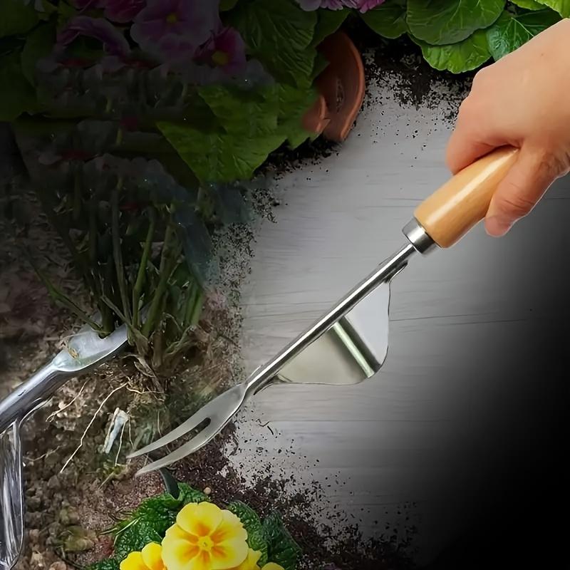 Ergonomic Multi-Function Stainless Steel Weeder - Effortlessly Remove Weeds & Dandelions,Durable & Rust-Proof with Comfort Grip