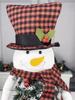 Christmas Tree Topper Xmas Tree Snowman Decoration Santa Claus Reindeer  Xmas Tree Ornaments Home Hotel Winter Party Supplies