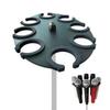 Desktop Microphone Stand Holder With 8 Slots For Secure Storage And Easy Organization Of Multiple Mics