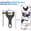 Chain Chip Remover, Universal Removal Tool for Motorcycle/Bicycle/ATV/Kart 06B/06C/T8F/415H/420/428/520/530