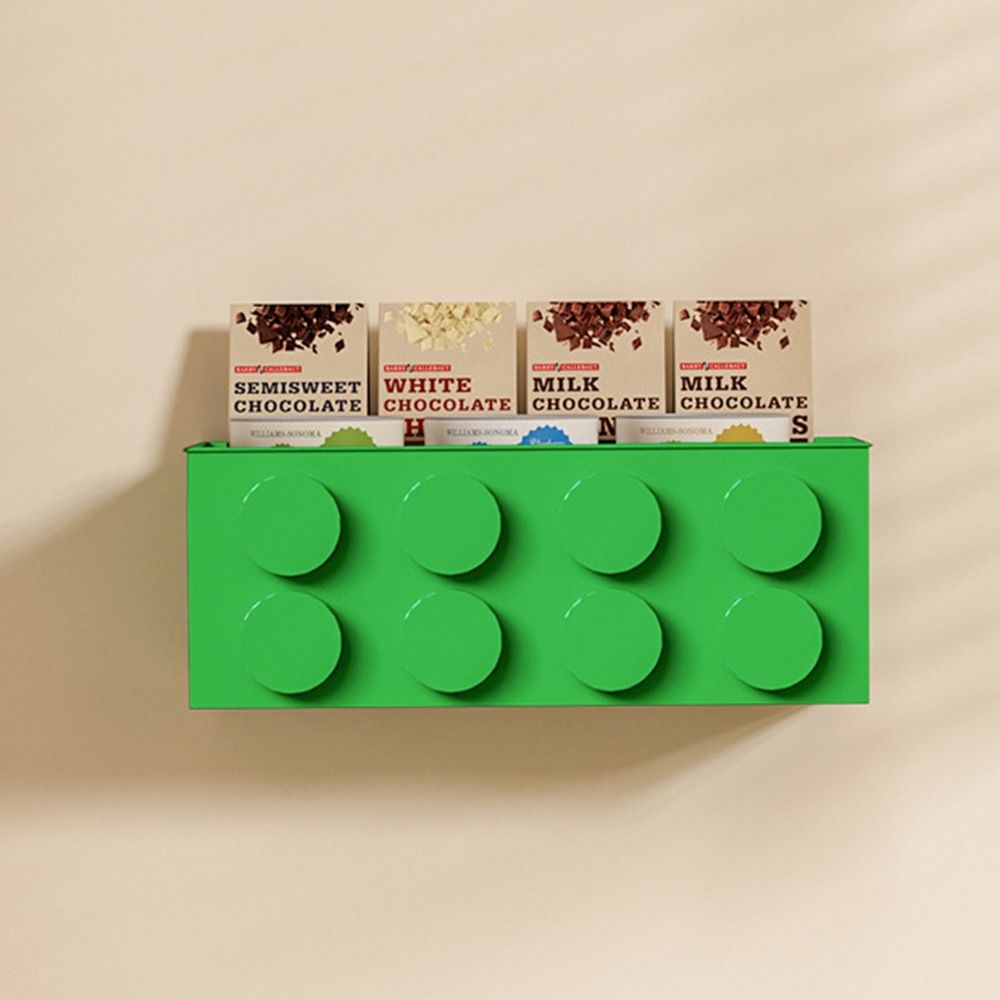 Plastic Block Storage Box Building Block Desk Organizer  Kitchen Supplies