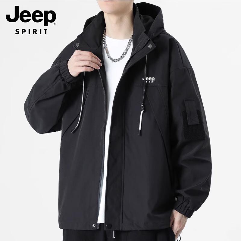 JEEP SPIRIT Men s Hooded Casual Jacket XL