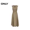 ONLY Women's Retro V-Neck A-Line Long Dress