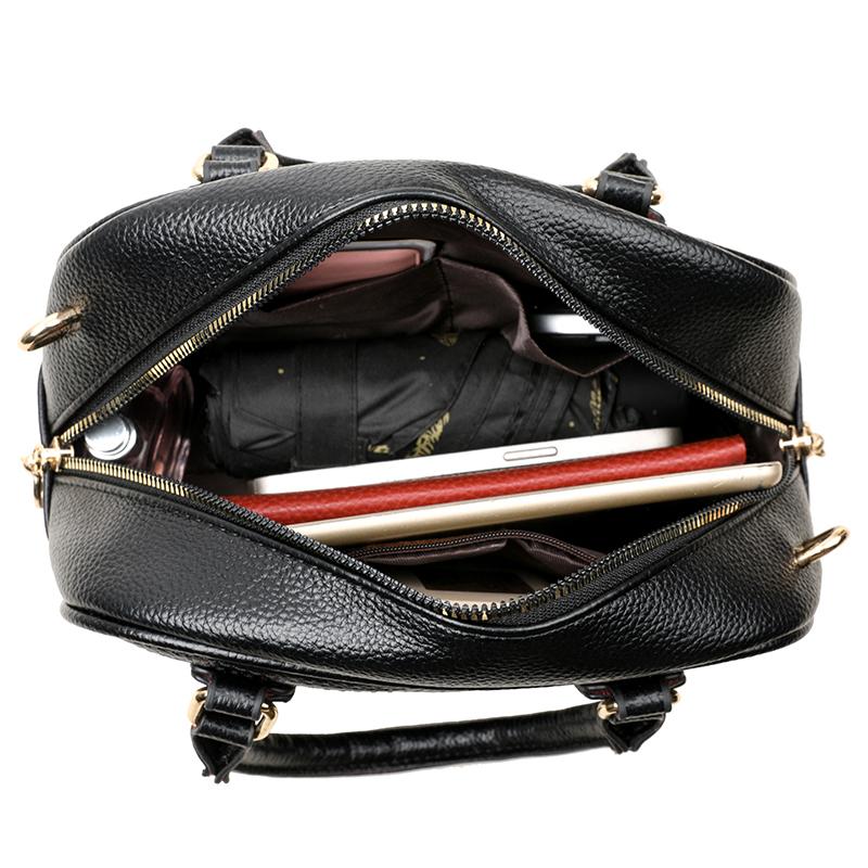 Soft Leather Handbag Women's Small Square Bag Crossbody Bag