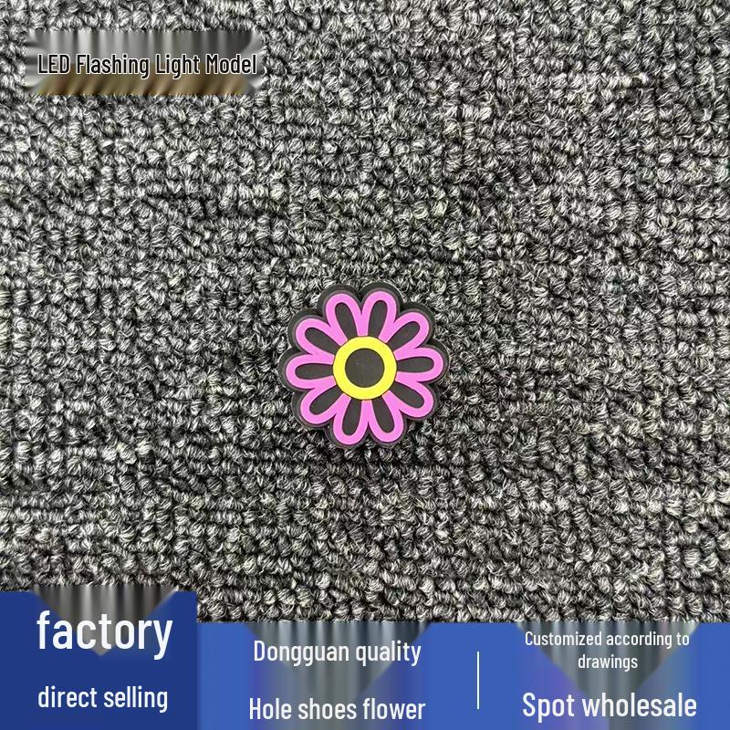 LED Blinkende Blumen Schuhanhänger - Leuchtende Schuhdekorationen