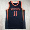 Mens Basketball Jersey New York Knicks 11 Brunson Blue City Edition Compression Fit Athletic Wear Practice Game