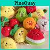 10cm Fruit Plush Miniature Doll With Short Pile Material For Travel Bag Accessories