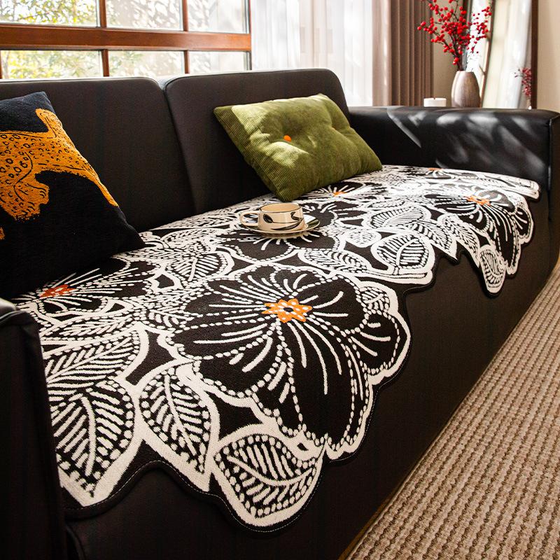 

Chenier sofa cushion universal fixed non-slip light luxury high-end sofa cover cloth towel simple modern cover 90*120cm