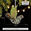Green Elk & Snowflake Christmas Tree Decorations - Ornaments for a Festive Atmosphere