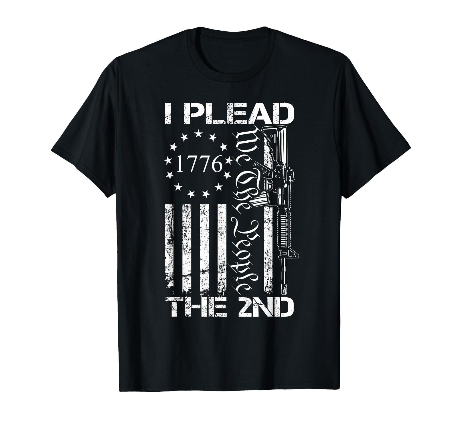 I Plead The 2nd Amendment We The People_USA AR15 Pro Gun T-Shirt S разноцветный