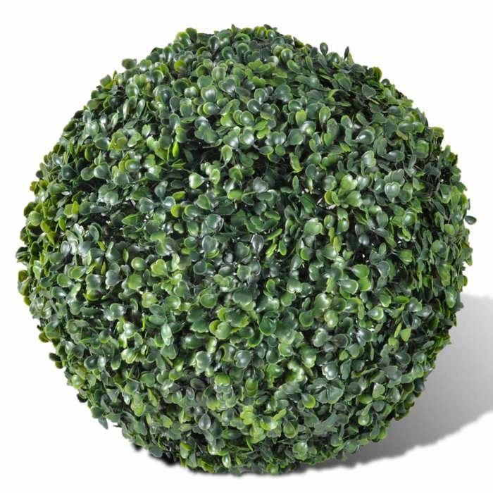 2 pièce de boule 35 cm avec guirlande lumineuse solaire 24 LED 270058