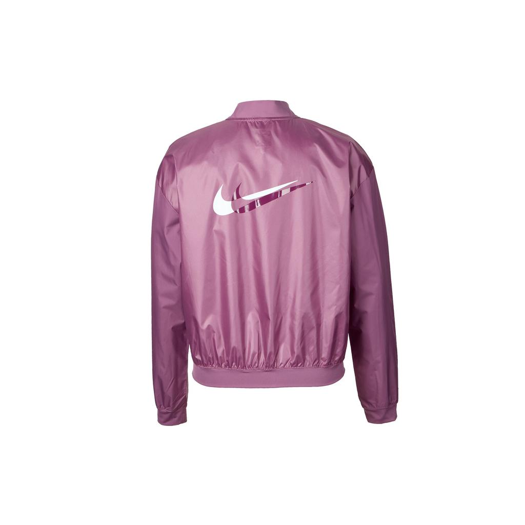 Nike Codzienna Krótka Tkana Kurtka Damska Odzież Wierzchnia Fioletowa DD6848-507