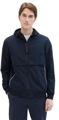 Mid-season Jacket Tom Tailor Windbreaker Blouson Jacket Hood 10668 Sky Captain Blue