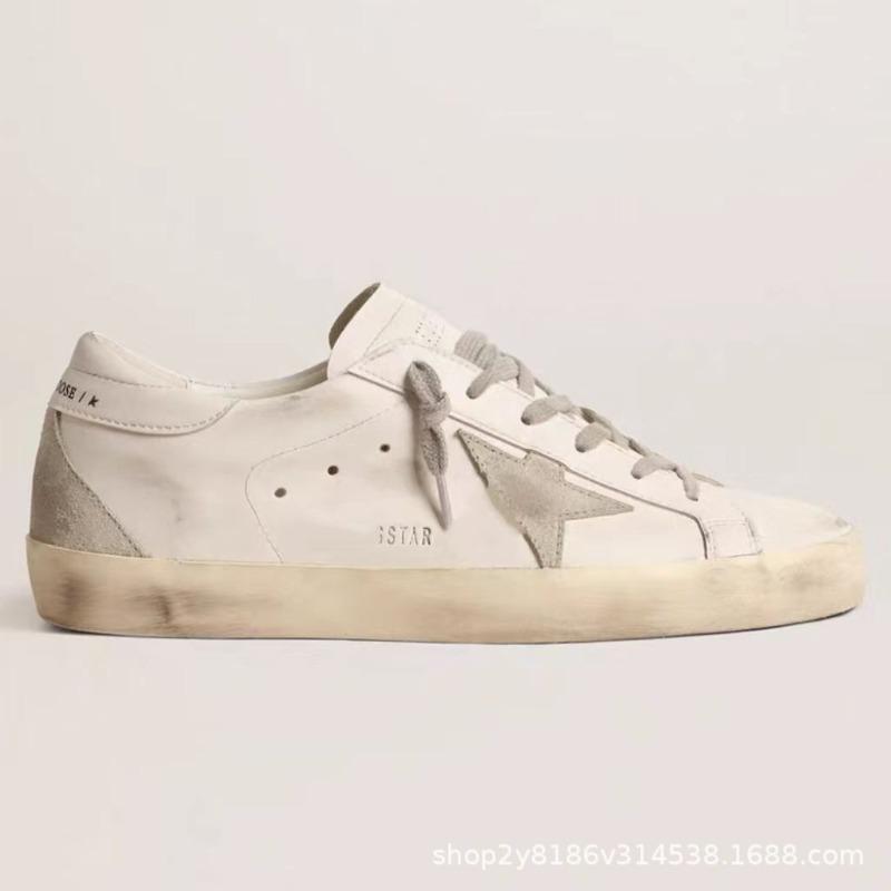 Chaussures de sport pour femmes étoiles petites sales classiques polyvalentes chaussures de skate pour hommes augmentation de la hauteur intérieure chaussures blanches en cuir de vachette sales