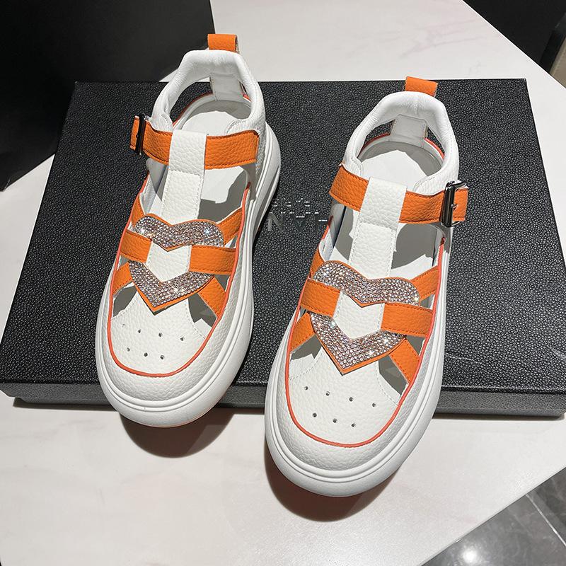 

МОДНАЯ ОБУВЬ, мужские дышащие спортивные кроссовки, спортивные кроссовки для бега, уличные женские теннисные кроссовки для тренажерного зала 35 оранжевый