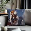 Trending Iice Spiceead Cushion Cover Antidustmite Pillowcase Invisible Zipper Silky Short Plush Sofa Cushion Cover