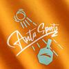 Anta Fan Zhendong Cool Brew Tee Unisex Tops Orange Yellow 152628107-2