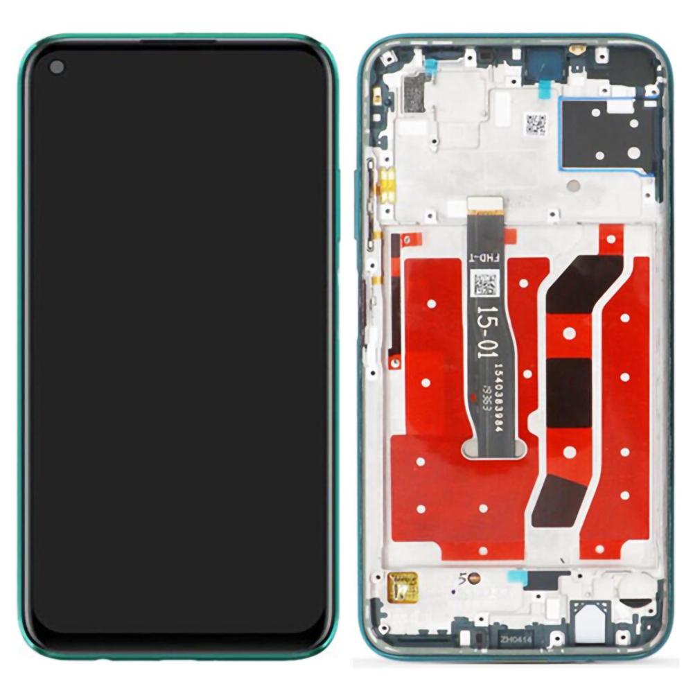 

For Huawei nova 7i Grade C LCD Screen and Digitizer Assembly+Frame (without Logo) Green
