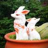 Resin Animal Sculpture Cute Garden Miniatures Figurine Micro Landscape Little Statue  Lawn