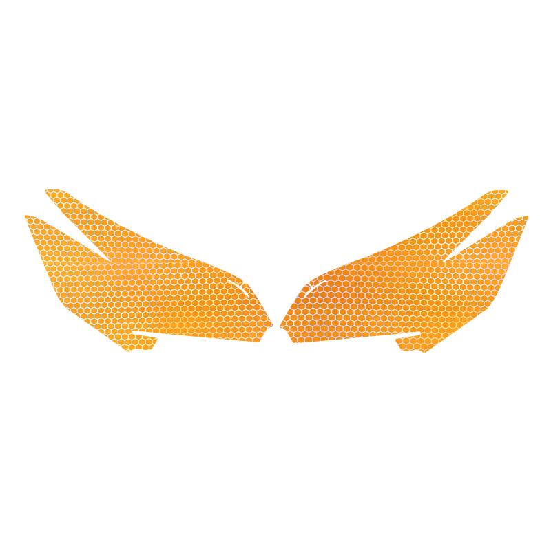 For QJMOTOR Hong 150 ADV Headlight Film Transparent Smoked Black Film Protective Film Honeycomb Laser Light Film Modification