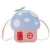 Koreanische Version Kinder Tasche 2025 neu Kindergarten niedlich Cartoon Pilzhaus Münztasche Freizeit Schulter Umhängetasche