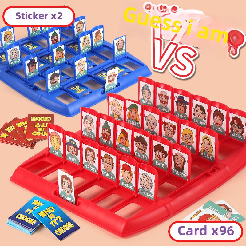 

Угадай, кто я: Детская образовательная настольная игра на логику и мышление для взаимодействия родителей и детей