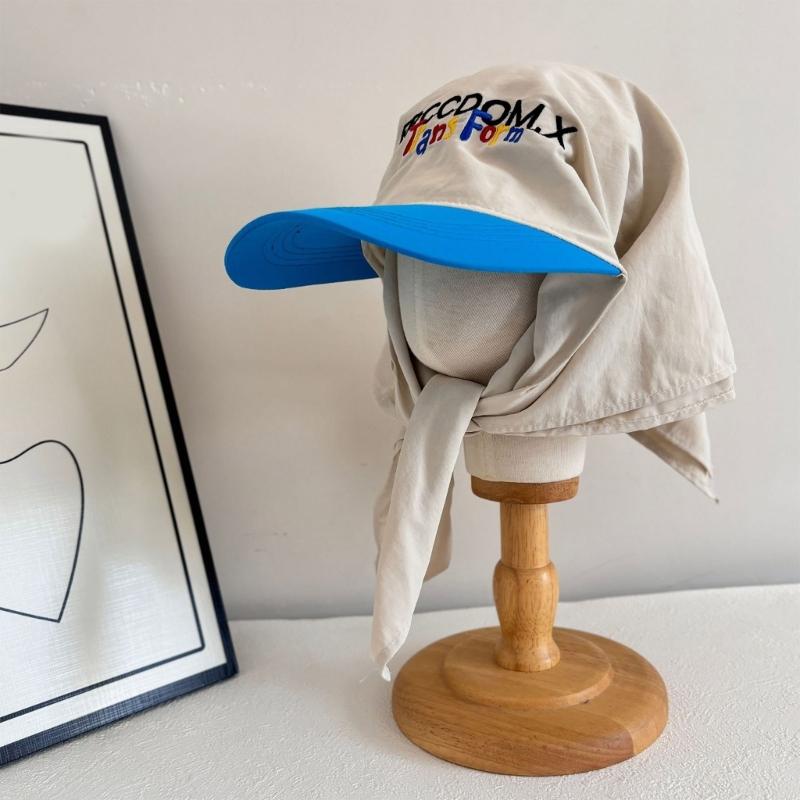 Wide Brimmed Baseball Hat Sun Hat Outdoor Hat Curved Brimmed Kerchief for Exercise Baseball Hat Headwear