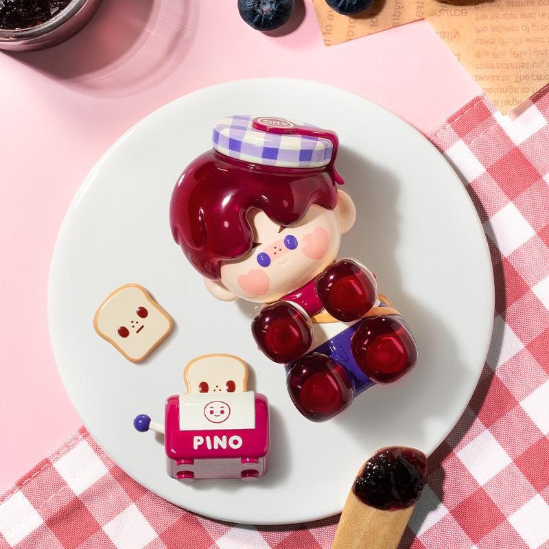 New POP MART PINO JELLY Berry Jam Trendy Figures 8.5cm PPMT-2402-0001