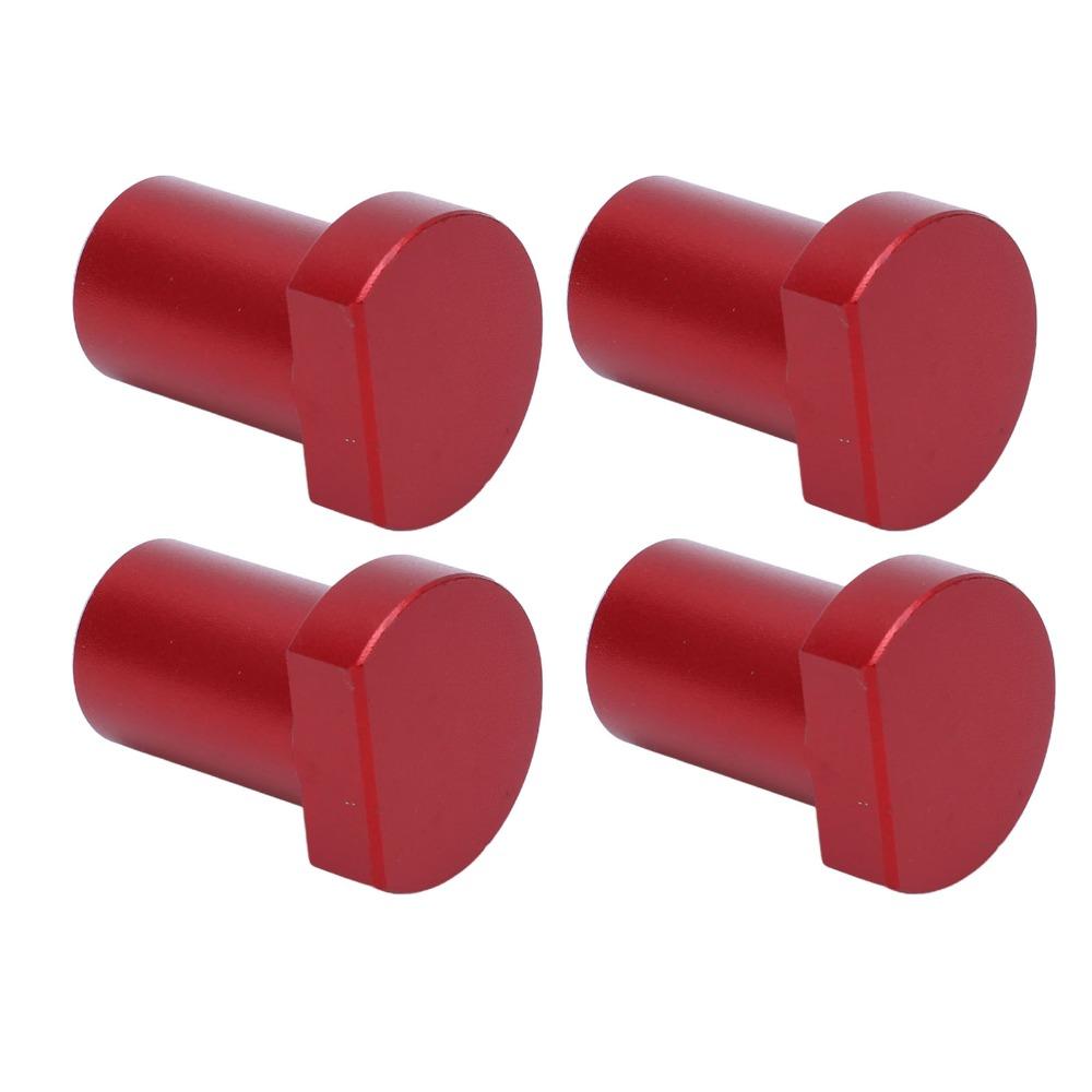 4pcs Aluminum Alloy Bench Dogs 19mm Diameter Woodworking Stoppers Workbench Pegs  For Woodworking