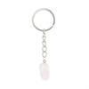 Natural Stone Irregular Stone Agate Crystal Keychain Pendant Bag Buckle Key Chain K02