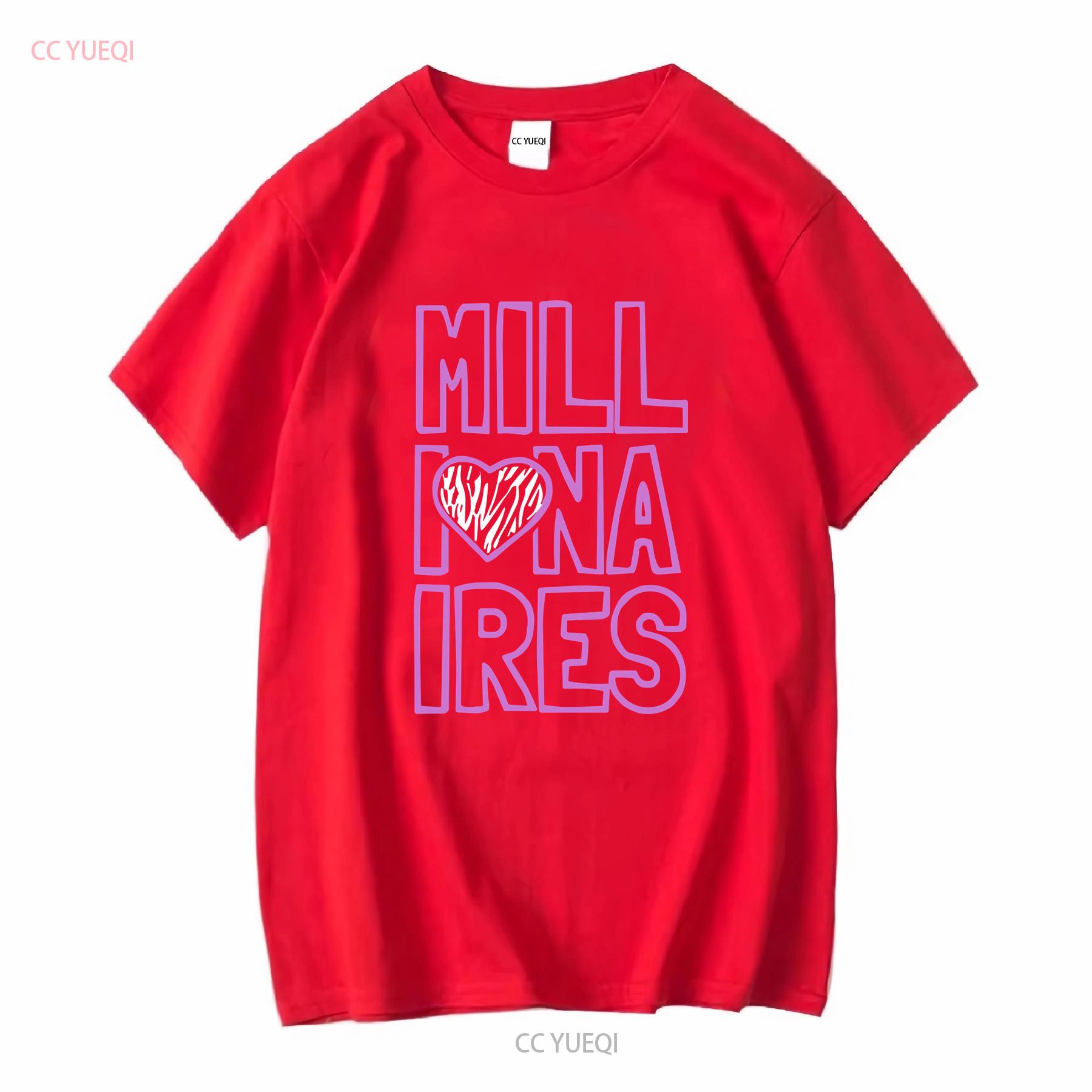 MILLIONAIRES Stacked Logo with Heart MySpace Scene Band T Shirt vintage Washed homme Top For Everyday Wear Comfortable Casual S